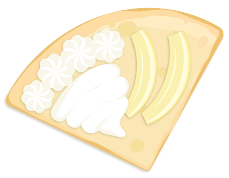 生クリームバナナのイメージ画像