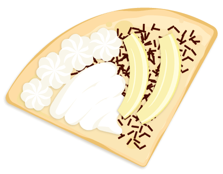 生クリームチョコバナナのイメージ画像