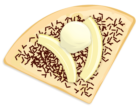 チョコバナナアイスクリームのイメージ画像
